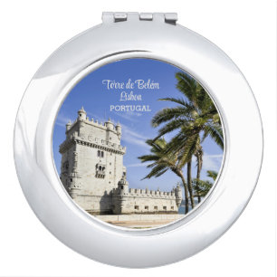 Belém Tower photo, Lisbon, Portugal Compact Mirror