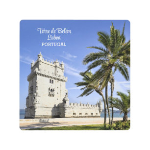 Belém Tower photo, Lisbon, Portugal Metal Print
