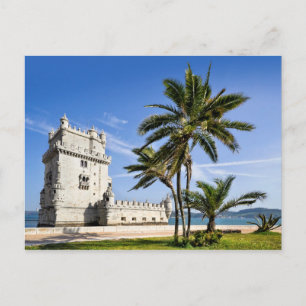 Belém Tower photo, Lisbon, Portugal Postcard