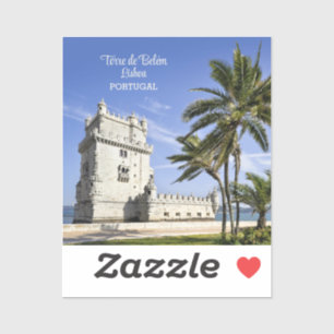 Belém Tower photo, Lisbon, Portugal Sticker