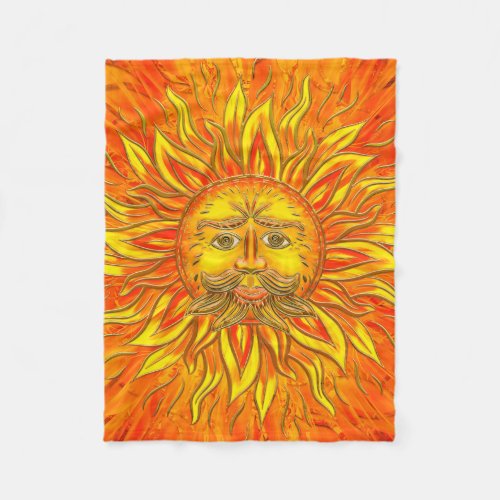 Belenus _ the Sun God Fleece Blanket