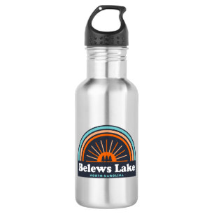 Belews Lake North Carolina Rainbow Stainless Steel Water Bottle