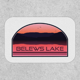 Belews Lake North Carolina Red Sunrise Patch