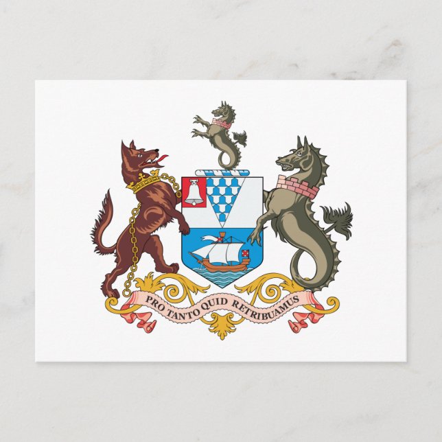 Belfast Coat of Arms Postcard (Front)