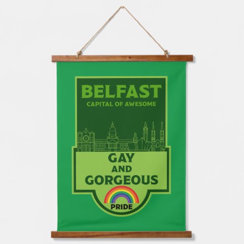 Belfast Gay Pride _ Brighton Ireland LGBT _ Hanging Tapestry