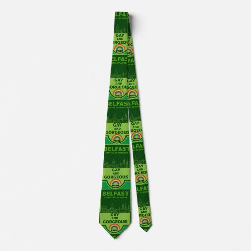 Belfast Gay Pride _ Brighton Ireland LGBT _ Neck Tie