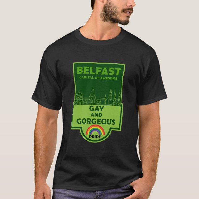 Belfast Gay Pride - Brighton Ireland LGBT - T-Shirt (Front)