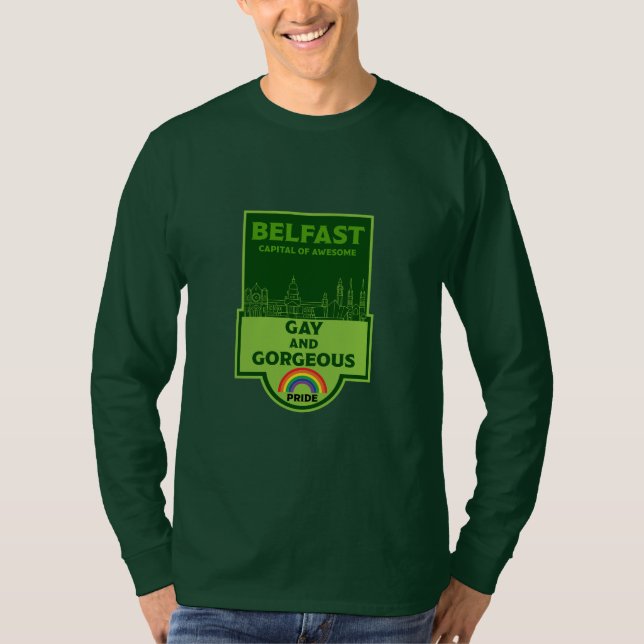 Belfast Gay Pride - Brighton Ireland LGBT - T-Shirt (Front)