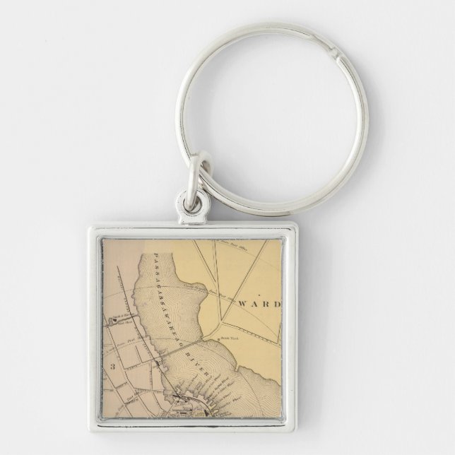 Belfast, Maine 2 Keychain (Front)