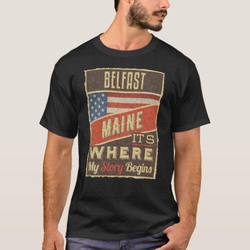 Belfast Maine T_Shirt