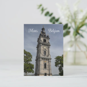 Belfry of Mons, Belgium Postcard