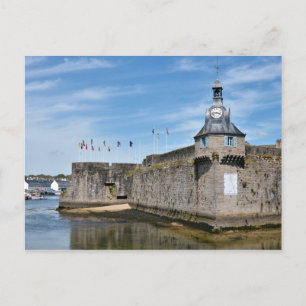 Belfry of Ville Close of Concarneau in France Postcard