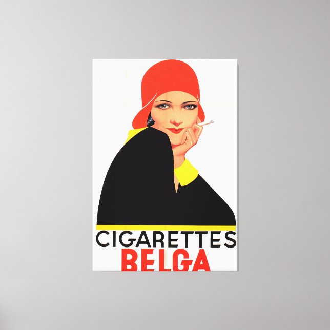 Belga Cigs Canvas Print (Front)