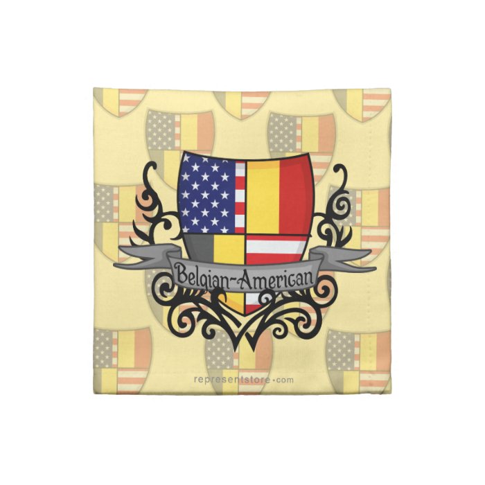 Belgian American Shield Flag Napkins