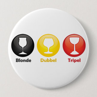 Belgian Beer Icons Pinback Button