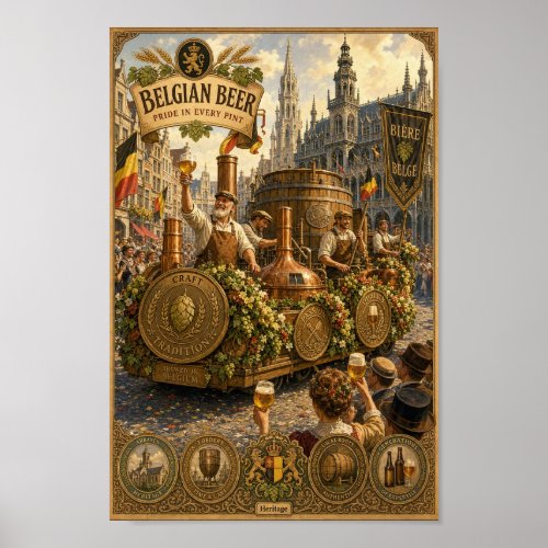 Belgian Brewers Festival Parade Poster