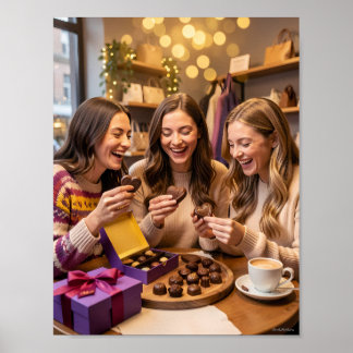 Belgian Chocolate Gathering Glow Poster