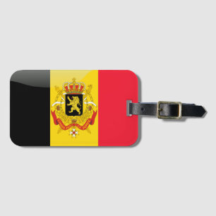 Belgian Coat of arms Luggage Tag