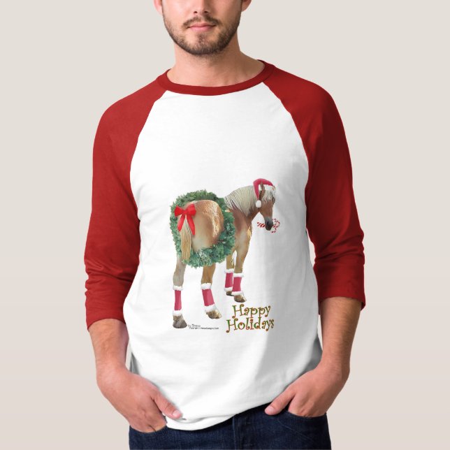 Belgian Draft Horse Christmas Shirt (Front)