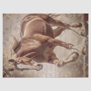 Belgian Draft Horse Decoupage Tissue Paper