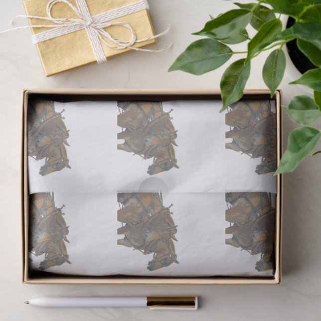 Belgian Draft Horse Team Tissue Paper (Gift)