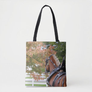 Belgian Draft Horse tote Bag
