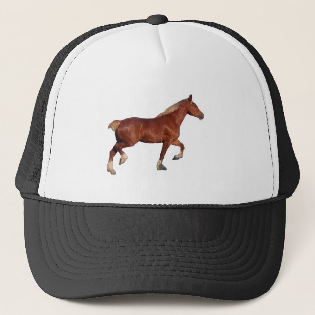 Belgian Draft Horse Trucker Hat (Front)