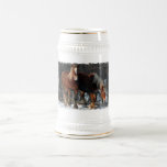 Belgian Draft Horses Beer Stein