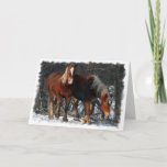 Belgian Draft Horses Greeting Card