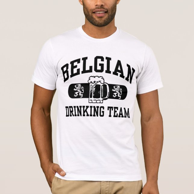 Belgian Drinking Team T-Shirt (Front)