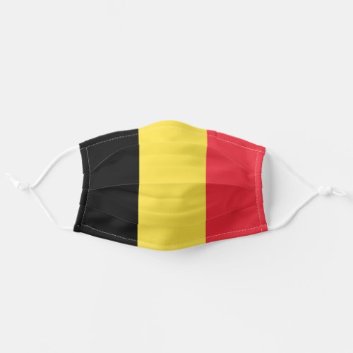 Belgian Flag Adult Cloth Face Mask