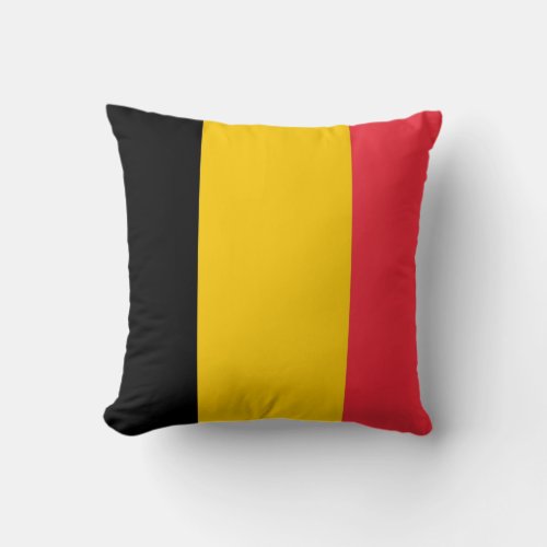 Belgian Flag American MoJo Pillow