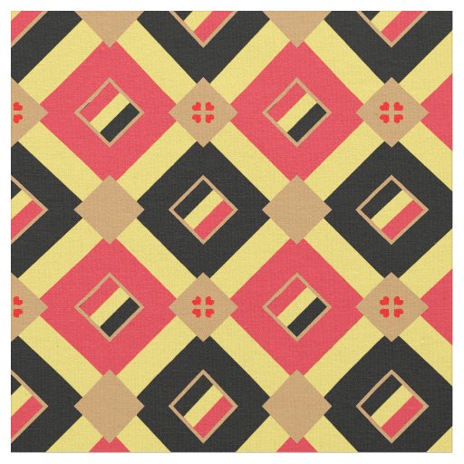 Belgian Flag & Belgium Trendy Fabric fashion