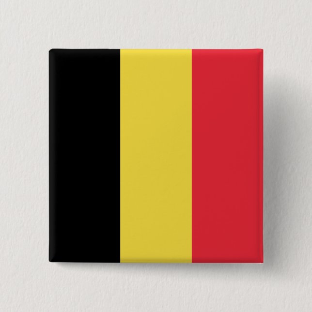 Belgian Flag Button (Front)