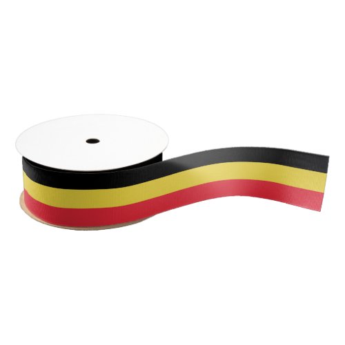 Belgian flag colours ribbon Belgium sports Grosgrain Ribbon