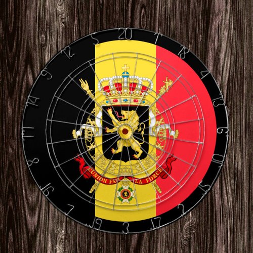 Belgian Flag Dartboard  Belgium  game board