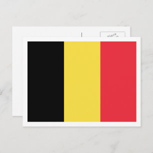 Belgian Flag, Flag of Belgium Postcard