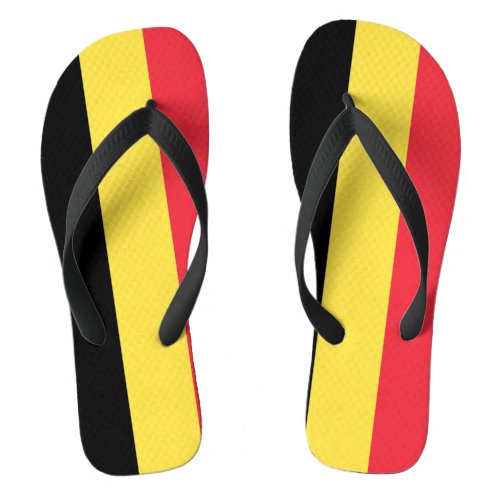 Belgian flag flip flops