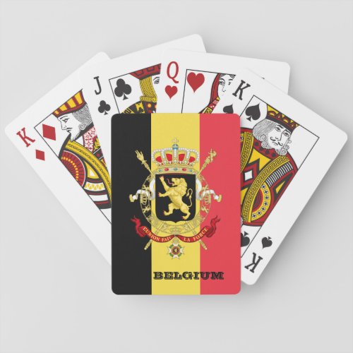 Belgian Flag Games Belgium Playing Cards