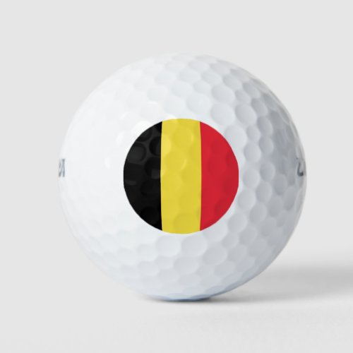 Belgian Flag Golf Balls