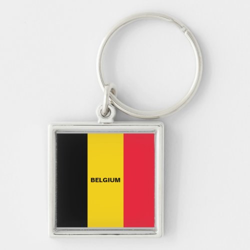 Belgian Flag keychain