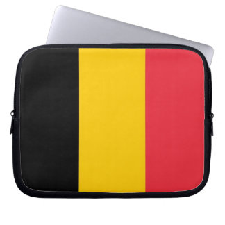 Belgian Flag Laptop Sleeve