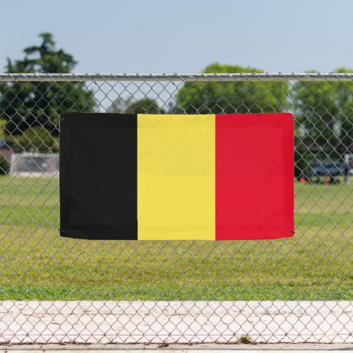 Belgian flag of Belgium custom banner sign