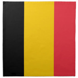 Belgian Flag on MoJo Napkin