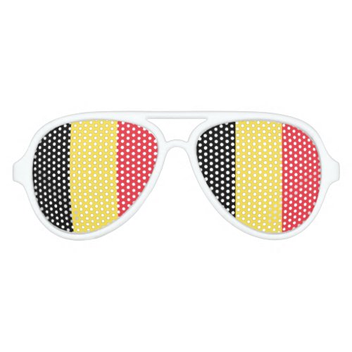 Belgian flag party shades  Belgium sunglasses