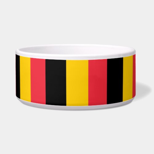 Belgian Flag Pet Bowl