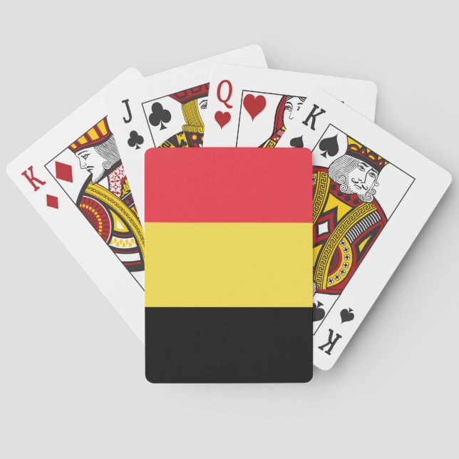 Belgian Flag Poker Cards (Back)