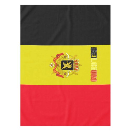 Belgian flag tablecloth