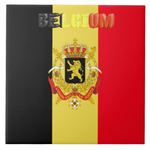 Belgian flag tile