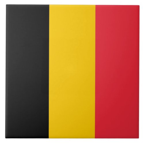 Belgian Flag Tile
